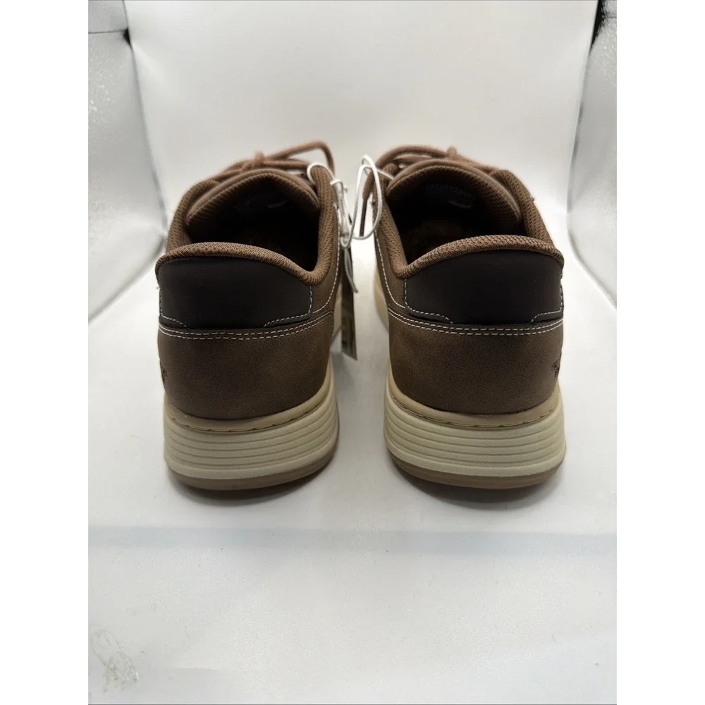 Skechers Swift Fit Shoes Hands-Free Mens Brown Relaxed Fit Memory Foam‎ Size 8.5